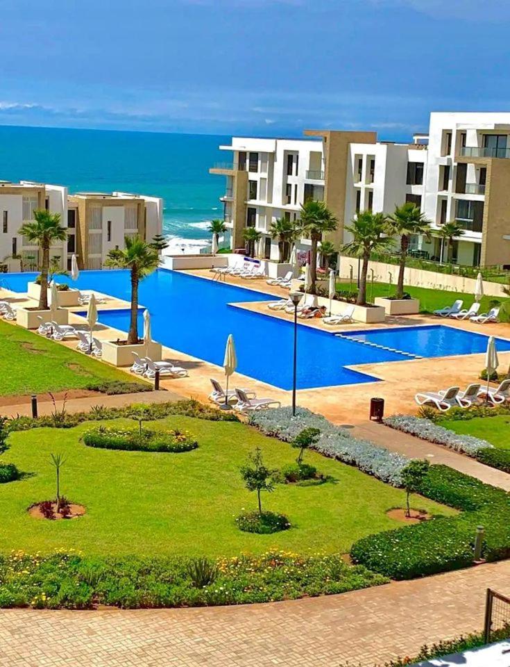 Prestigia Plage Des Nations F3 Suite Parentale, Chambre 2 Lits, Salon Sejour Terrasse, 2 Salle De Bain Sidi Bouqnadel Exterior foto